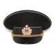 Flotte soviétique / chapeau de visière d`officiers naval russe m69