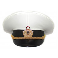 Soviet fleet /   naval officer's parade visor hat m69
