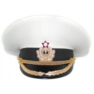 Soviet fleet /   naval high rank officer's parade visor hat m69