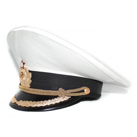 Soviet fleet / russian naval high rank officer's parade visor hat m69