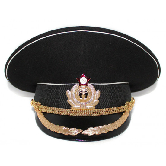 Soviet fleet / russian naval high rank officer's visor hat m69