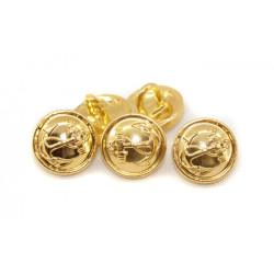 Militaire soviétique / petit bouton naval doré de l'armée russe