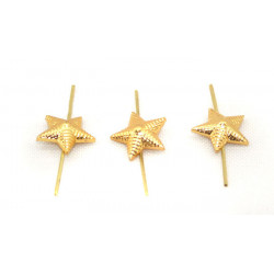 Sowjetische Militärarmee kleine Sterne auf Schulterbrettern