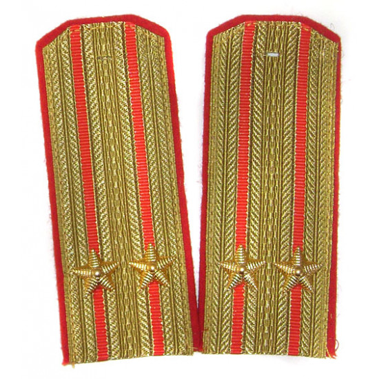 Soviet military /   army shoulder boards high-ranking officer of infantry troops