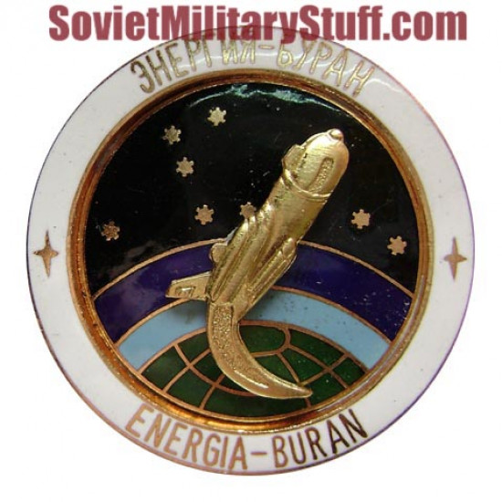 Soviet space badge energia - buran