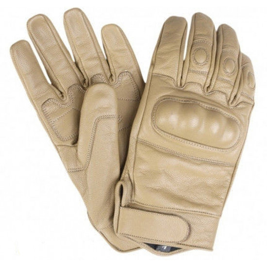 Сoyote Sport / guantes de puño tácticos de cuero con nudillos