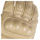 Сoyote Sport / tactical leather fist gloves with Knuckles 