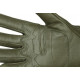 Sport / tactical leather fist gloves with Knuckles in olive color