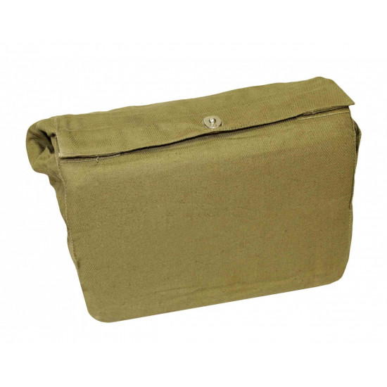 Soviet military shoulder bag in khaki color