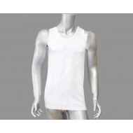 White cotton sleeveless T-Shirt White cotton sleeveless T-Shirt