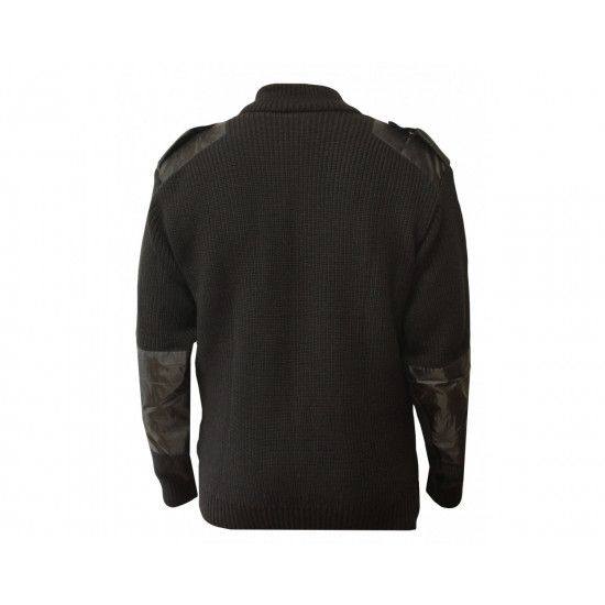 Winter black warm airsoft tactical sweater for fishing and hunting