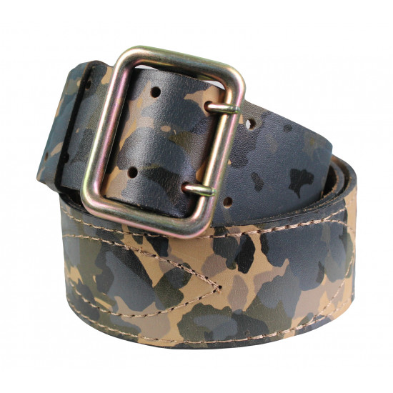   army officer camo leather belt