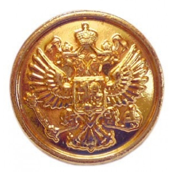 ロシア軍将校のユニフォームのための10の大きなボタン