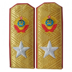 Soviet marshal embroidery parade shoulder boards M43 epaulets for shirt and jacket
