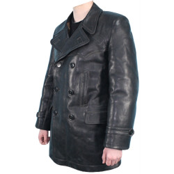Red Army old leather Tankman Red   Army black jacket Red Army old leather Tankman Red   Army black jacket