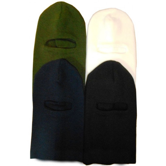 Warme Winter-Sturmhauben-Gesichtsmaske Schwarz / Weiß / Blau / Olive