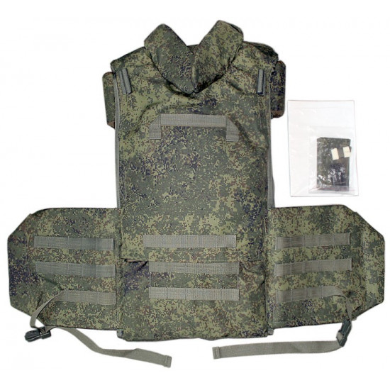 Gilet de protection corporelle MOLLE camouflage numérique classe 5A 6b45 RATNIK