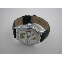 Montre-bracelet russe avec animaux Molniya HUNTERS Montre-bracelet russe avec animaux Molniya HUNTERS