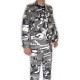 Summer BDU camouflage uniform "Arctic" Tactical camo uniform Airsoft Rip-stop suit