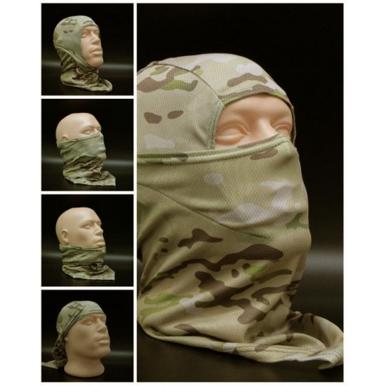 Sniper Balaclava Multicam新しいフェイスマスク