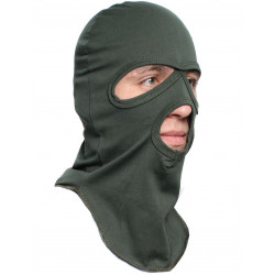 Masque facial à capuche Balaclava tactique dans les couleurs Olive / Khaki