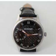 mechanical black Transparent wrist watch Molniya    mechanical black Transparent wrist watch Molniya