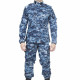 Taktische blaue digitale Uniform Airsoft-Jacke und -Hose Professionelles ACU-Set für Jagd- und Angeltarnung BDU-Anzug