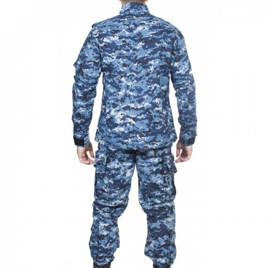 Blue Digital camo ACU tactical Special Forces uniform BDU