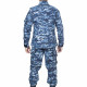 Blue Digital camo ACU tactical Special Forces uniform BDU