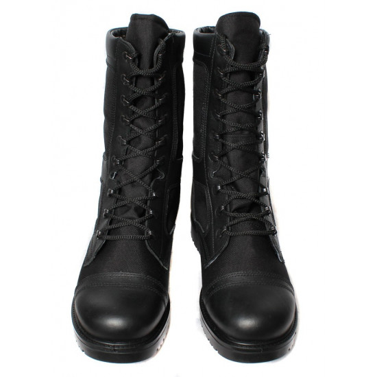 Leather Russian tactical high ankle boots - sm