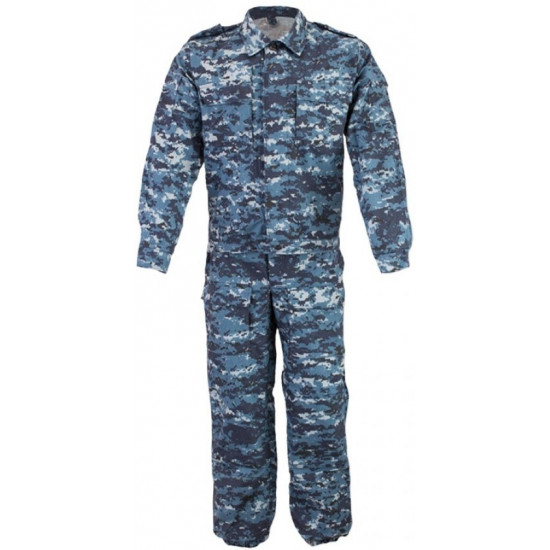 Uniforme de infantería de marina gris de las fuerzas especiales rusas