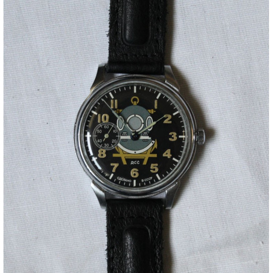 REPLICA reloj de pulsera de buceo Naval Fleet secreto ruso DSS