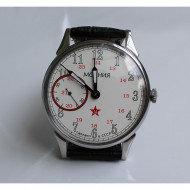 Red Star mechanical wrist watch Molniya Transparent back   Red Star mechanical wrist watch Molniya Transparent back