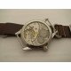   mechanical white wrist watch Molniya TRANSPARENT