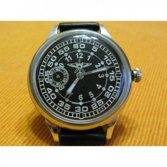 Montre vintage russe noire SHTURMANSKIE Molniya