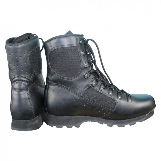 Airsoft Summer Tactical Leather Boots in black color