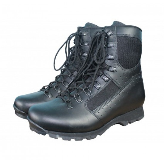 Airsoft Summer Tactical Leather Boots in black color