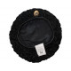 BTK   Soviet Black Karakul Beret with ANCHOR BADGE