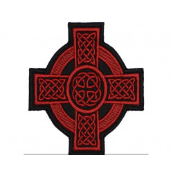 Celtic Ornament Cross Embroidered Patch Celtic Ornament Cross Embroidered Patch