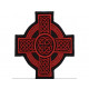 Celtic Ornament Cross Embroidered Patch