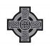 Celtic Ornament Cross Embroidered Patch