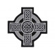 Celtic Ornament Cross Embroidered Patch