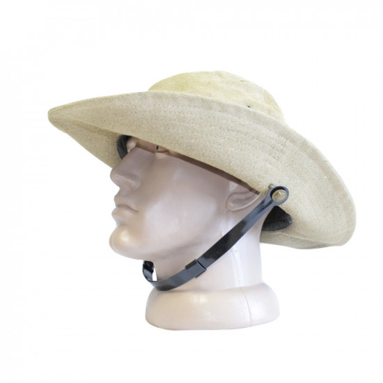 Khaki hat Panama with star badge