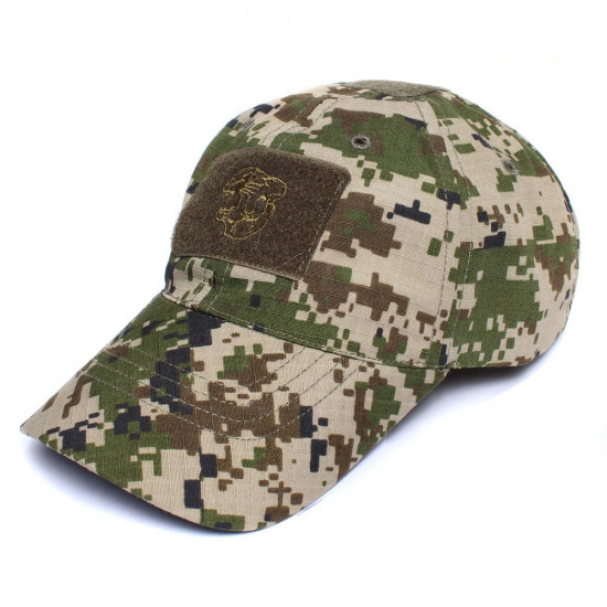 Gorra de béisbol ripstop de camuflaje digital ruso táctico