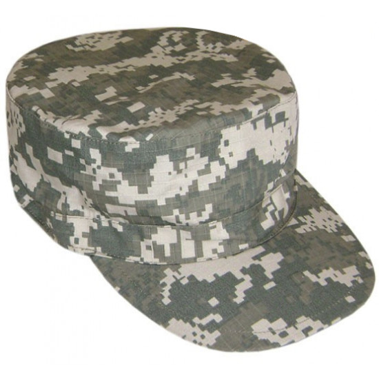 Russian military 3-color digital camouflage ripstop cap 