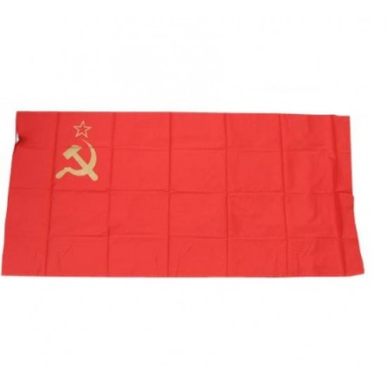 BANDERA soviética con símbolos de la URSS