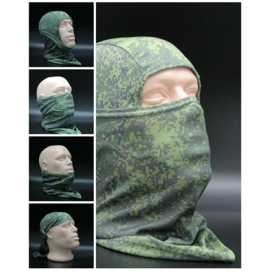 ロシア軍特殊部隊は デジタル迷彩でマスクをフェイス