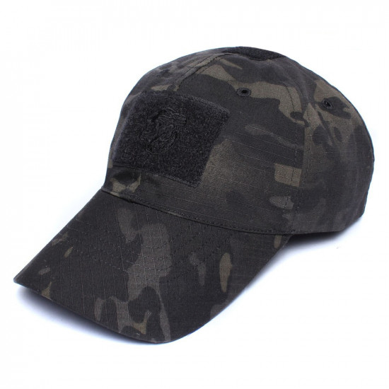 Russian dark camouflage Autumn Python ripstop cap