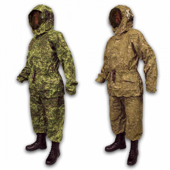 Uniforme russe Ratnik BDU desert pixel DOUBLE CAMO par Bars