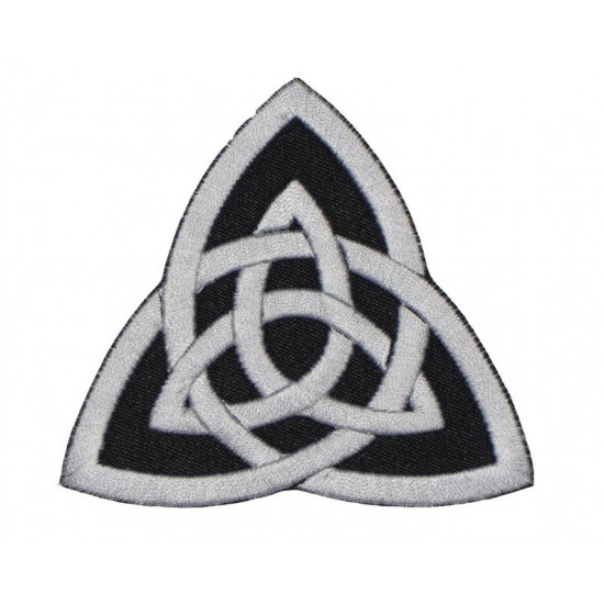 Patch brodé d'ornement celtique de noeud